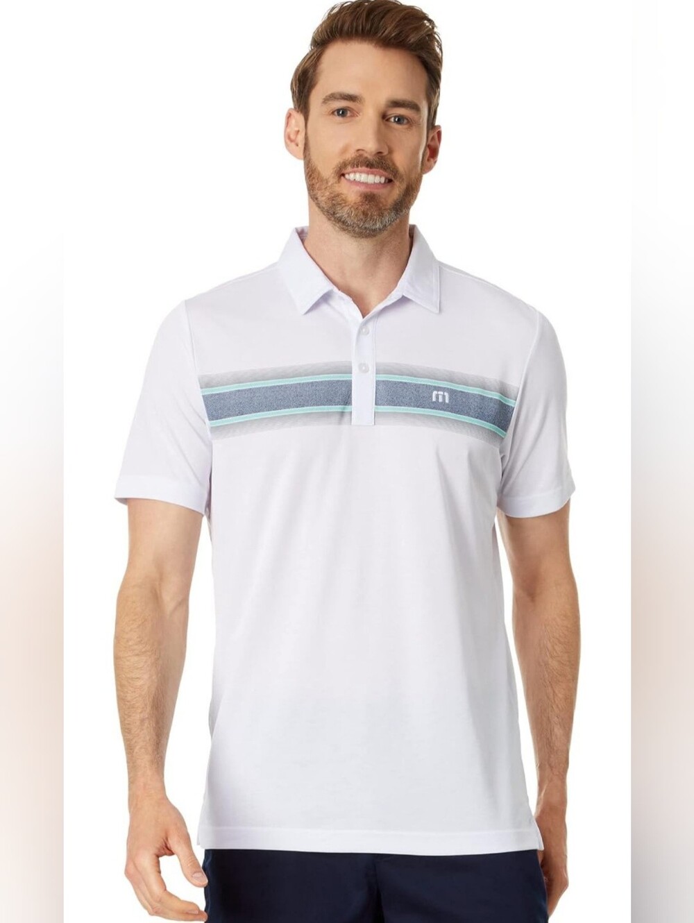 Travis Mathew Lime On The Rim Mrn's Short Sleeve Golf Polo Shirt Sz XXL